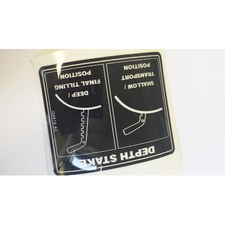 Mtd Label Tiller Tine 777I22616